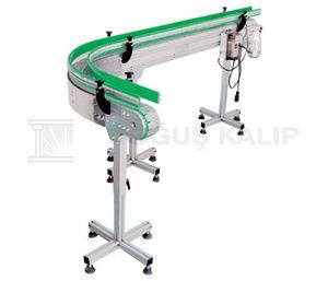 chain conveyor / for the food industry / curved