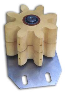 straight-toothed sprocket wheel / hub / non-metallic