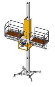 single-mast mast climbing work platform