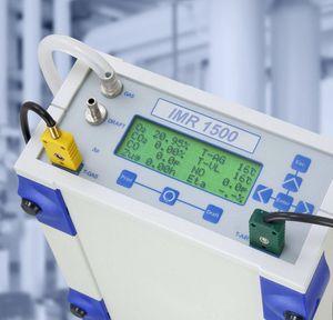 gas analyzer / oxygen / carbon monoxyde / temperature