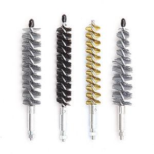 cylindrical spiral brush / cleaning / metal wire / for heat exchangers