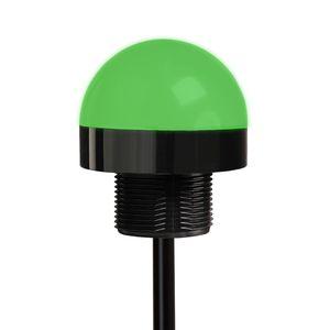 LED indicator light / threaded / IP67 / round