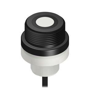 cylindrical distance sensor / ultrasonic / rugged / IP67