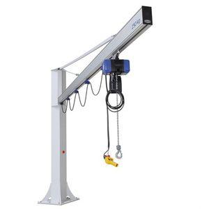 pillar jib crane / aluminum / rotating / ergonomic