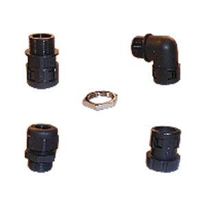 threaded fitting / straight / 90° angle / hydraulic