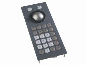 24-key keypad / panel-mount / silicone / IP68
