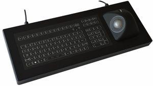 desktop keyboard / with trackball / backlit / IP68