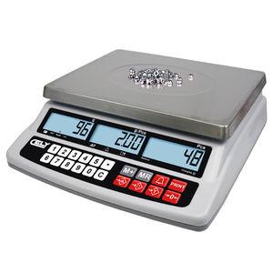 counting scale / digital / battery-powered / compact