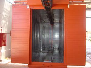 drying oven / curing / suspended load / electric resistance