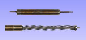 linear displacement sensor / AC LVDT / inductive / analog