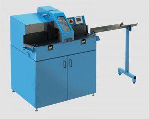semi-automatic saw / cut-off / for plastics / for hoses