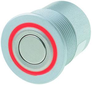 single-pole push-button switch / illuminated / momentary