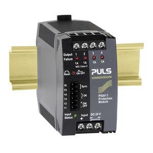 voltage protection relay / overload / DIN rail / DC