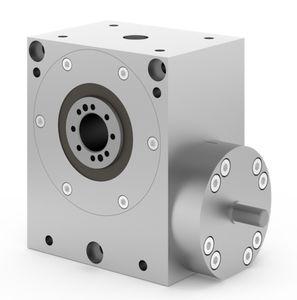 worm gear reducer / orthogonal / low-backlash / power generation