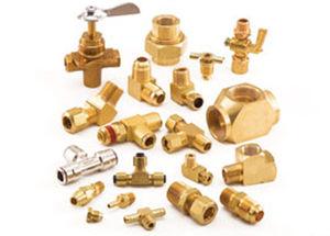 hydraulic adapter / for pipes / brass / machined