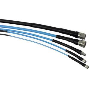 RF cable assembly / stranded / flexible / high-performance