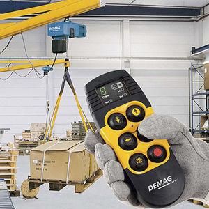 radio remote control / with buttons / hand-held / for lifting equipment