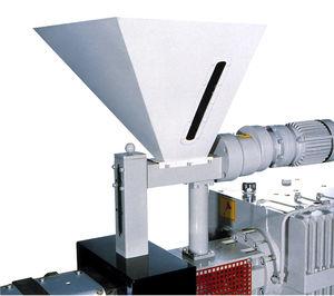 twin-screw feeder / for extruders / powder / conveying