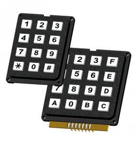 12-key keypad / panel-mount / for access control