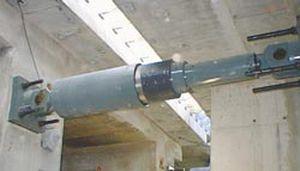 anti-vibration damper / shock / visco-elastic / building