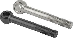 threaded bolt / with eye / stainless steel / steel