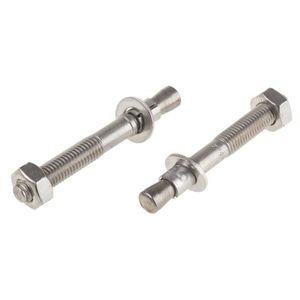 threaded bolt / stainless steel