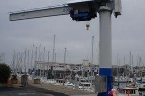 pillar jib crane / wall-mounted / overbraced / inverted