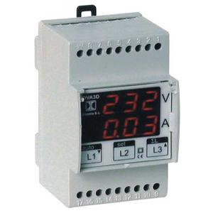 AC current measuring device / voltage / electronic / three-phase