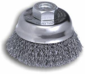 cup brush / for grinding processes / cleaning / finishing