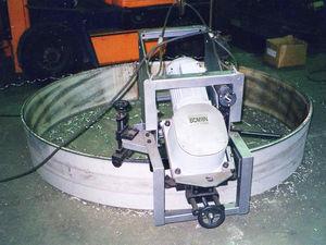 portable chamfering machine / electric / sheet metal / stainless steel