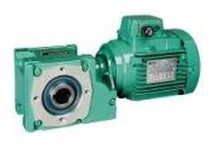 AC servo-gearmotor / orthogonal / worm / helical