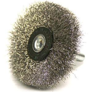 circular brush / cleaning / deburring / stainless steel