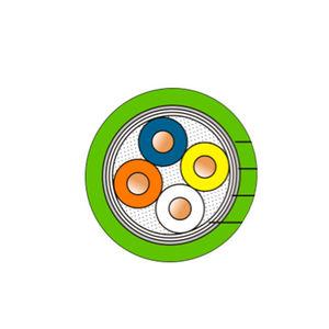 Ethernet cable harness / ProfiNet / circular