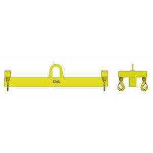 industrial lifting beam / double / horizontal / fixed