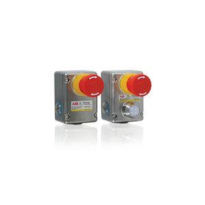 single-pole push-button switch / robust / stainless steel / electromechanical