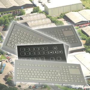 industrial keyboard / panel-mount / with mechanical keys / with touchpad