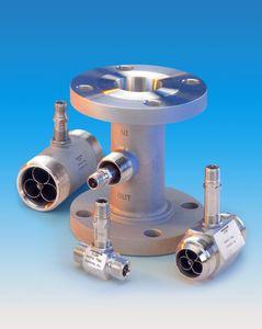 turbine flow sensor / for liquids and slurries / in-line