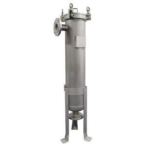 liquid filter / strainer / single-bag / stainless steel