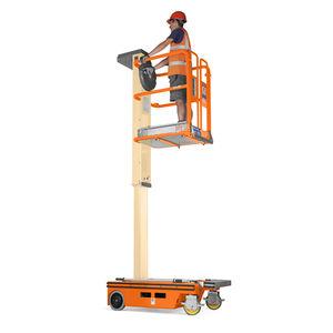 lifting platform / mobile / personnel / with safety railing