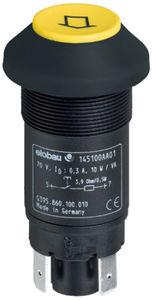 single-pole push-button switch / IP67 / electromechanical / miniature