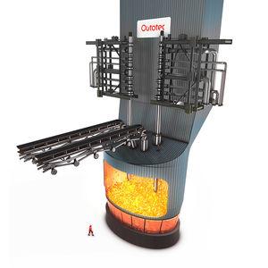 melting furnace / pit / gas / for metallurgy