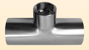 threaded fitting / straight / 90° angle / stainless steel