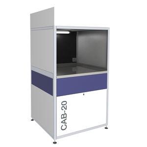 clean air booth / laminar flow / stainless steel