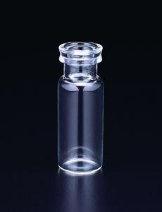 cylindrical vial / glass / crimp