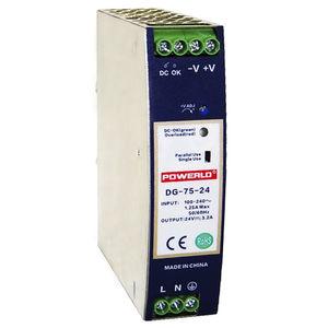 AC/DC power supply / with power factor correction (PFC) / DIN rail / for industrial applications