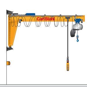 wall-mounted jib crane / electric / inverted