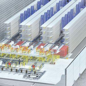 vertical automatic storage system / horizontal / for warehouses