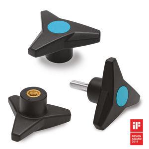 threaded knob / three-lobe / technopolymer / ergonomic