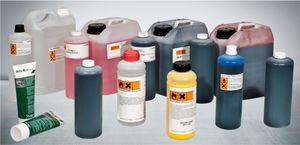 inkjet printing ink / solvent-based / water-based / for plastics