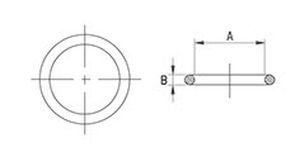 lipped seal / O-ring / NBR
